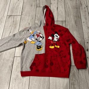 Disney Mickey and friends all over Disney Print fleece hoodie